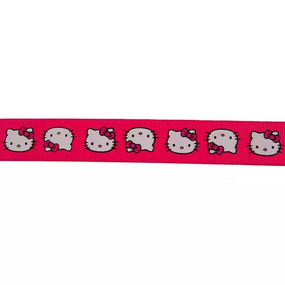 Carrete De Listón Hello Kitty Caritas Rosa ***Preorden***