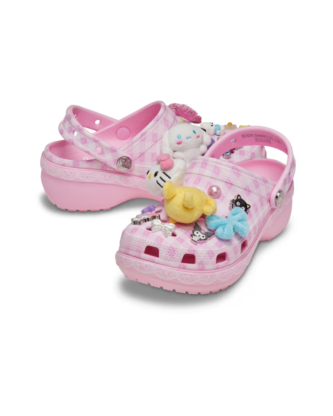 Hello Kitty Y Sus Amigos Edición Pastel Plataforma Clogs Crocs ***Preoden 29 de Abril***