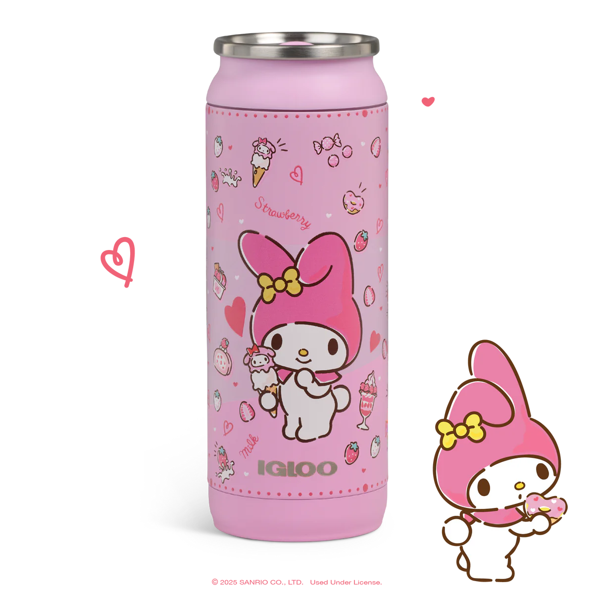 My Melody x Igloo 50th Anniversary 16oz Stainless Steel Can ***Preorden***