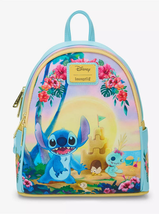 Lilo & Stitch Beach Mini Backpack Loungefly ***Preorden***