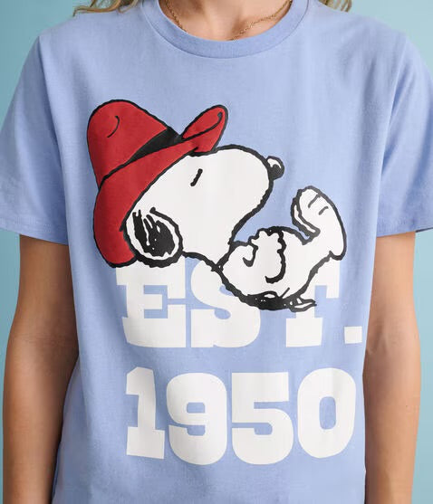 Playera Snoooy Western 1950  Aeropostale ***Preorden***