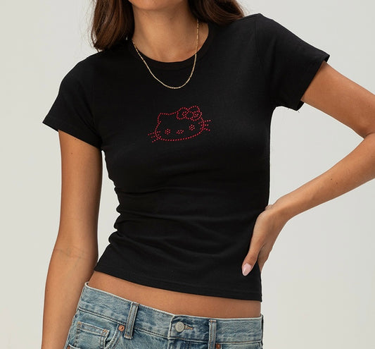 Playera Hello Kitty Brillos ***Preorden***