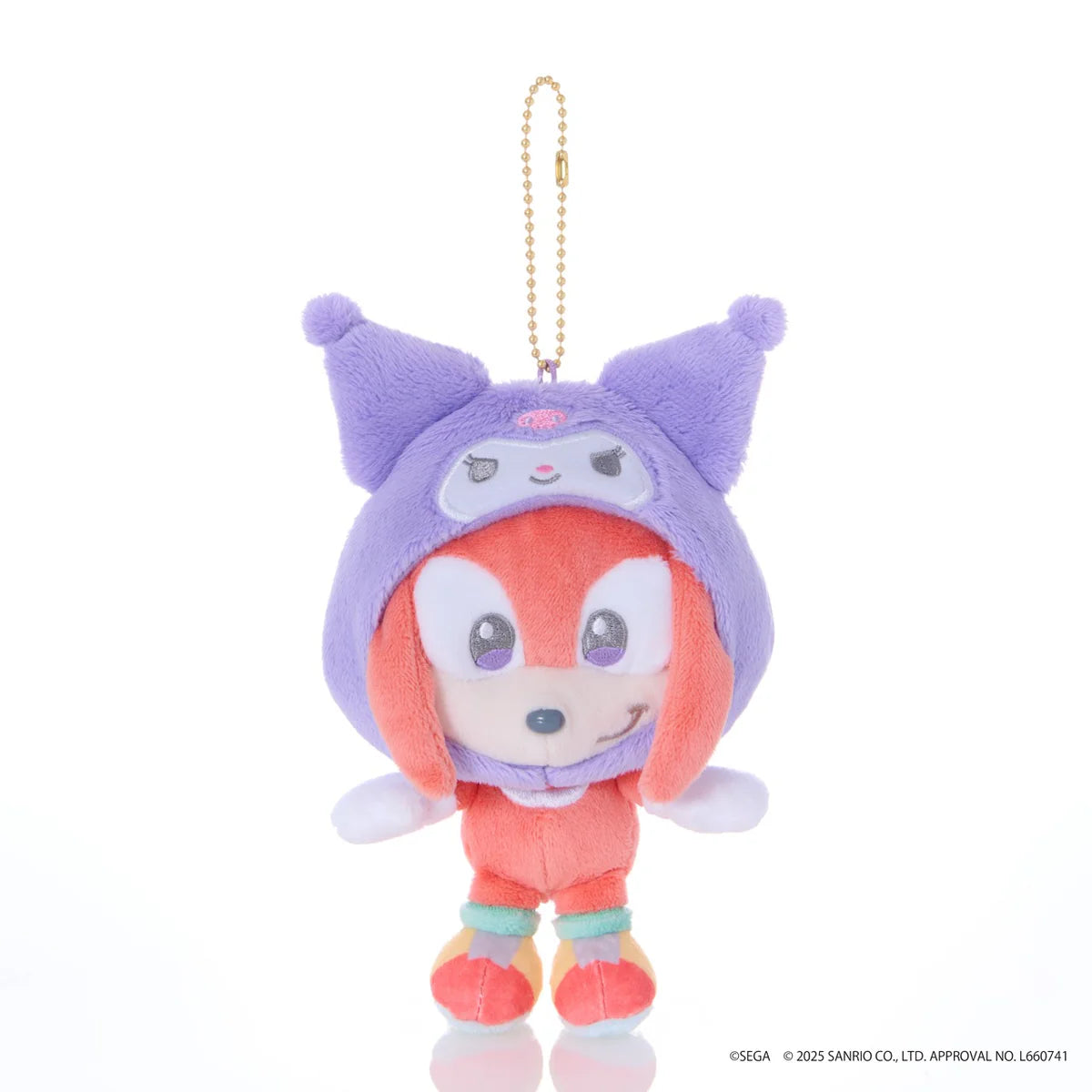knuckles X Kuromi Plush Mascot Keychain ***Preorden***