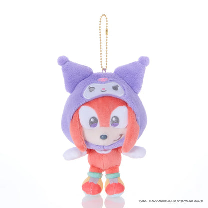 knuckles X Kuromi Plush Mascot Keychain ***Preorden***