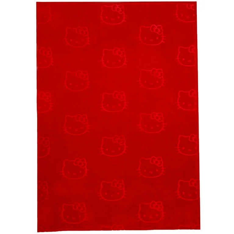 Blanket Carita Hello Kitty Roja ***Preorden***