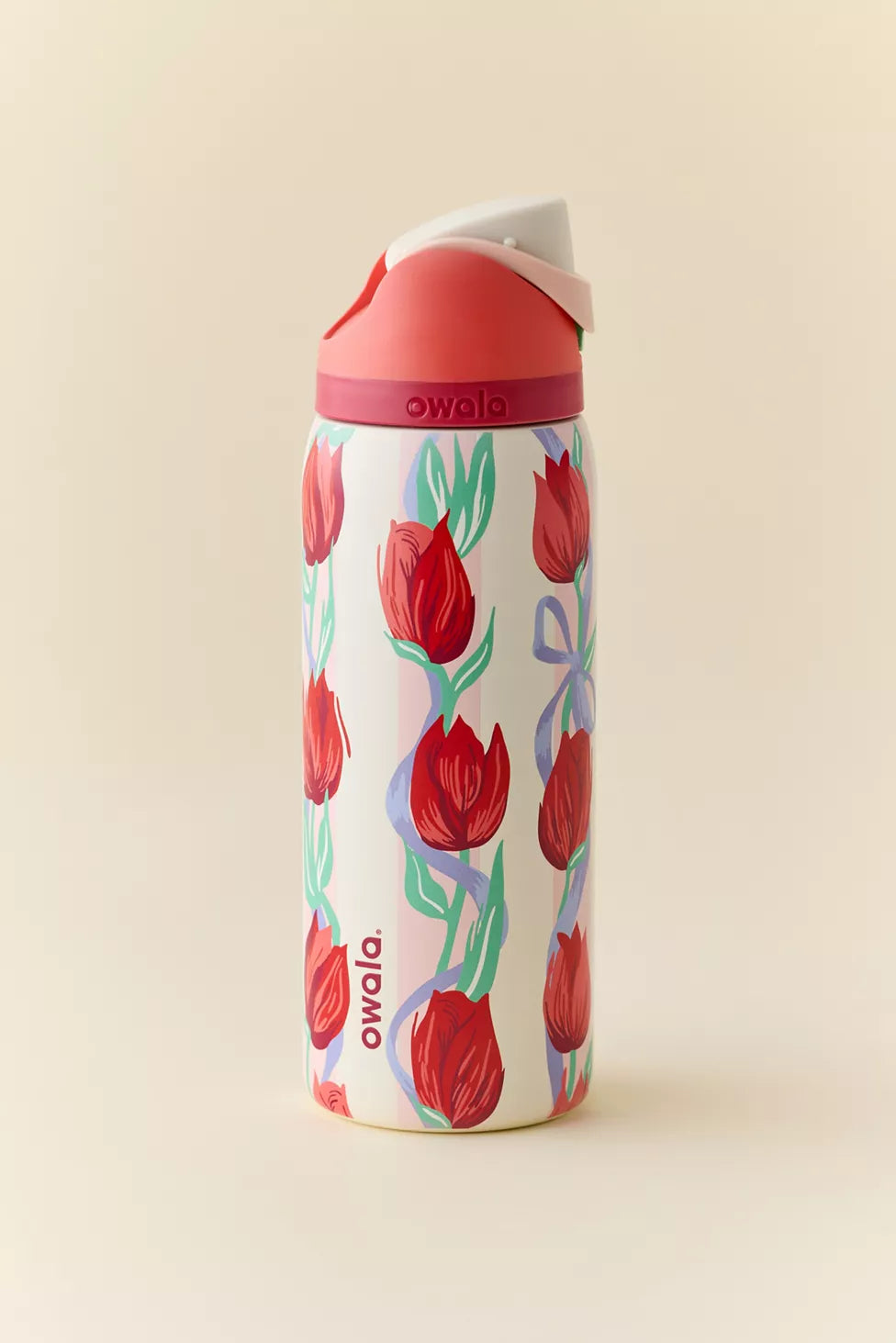 Owala FeeSip 24 oz Water Bottle Tulipanes ***Preorden***
