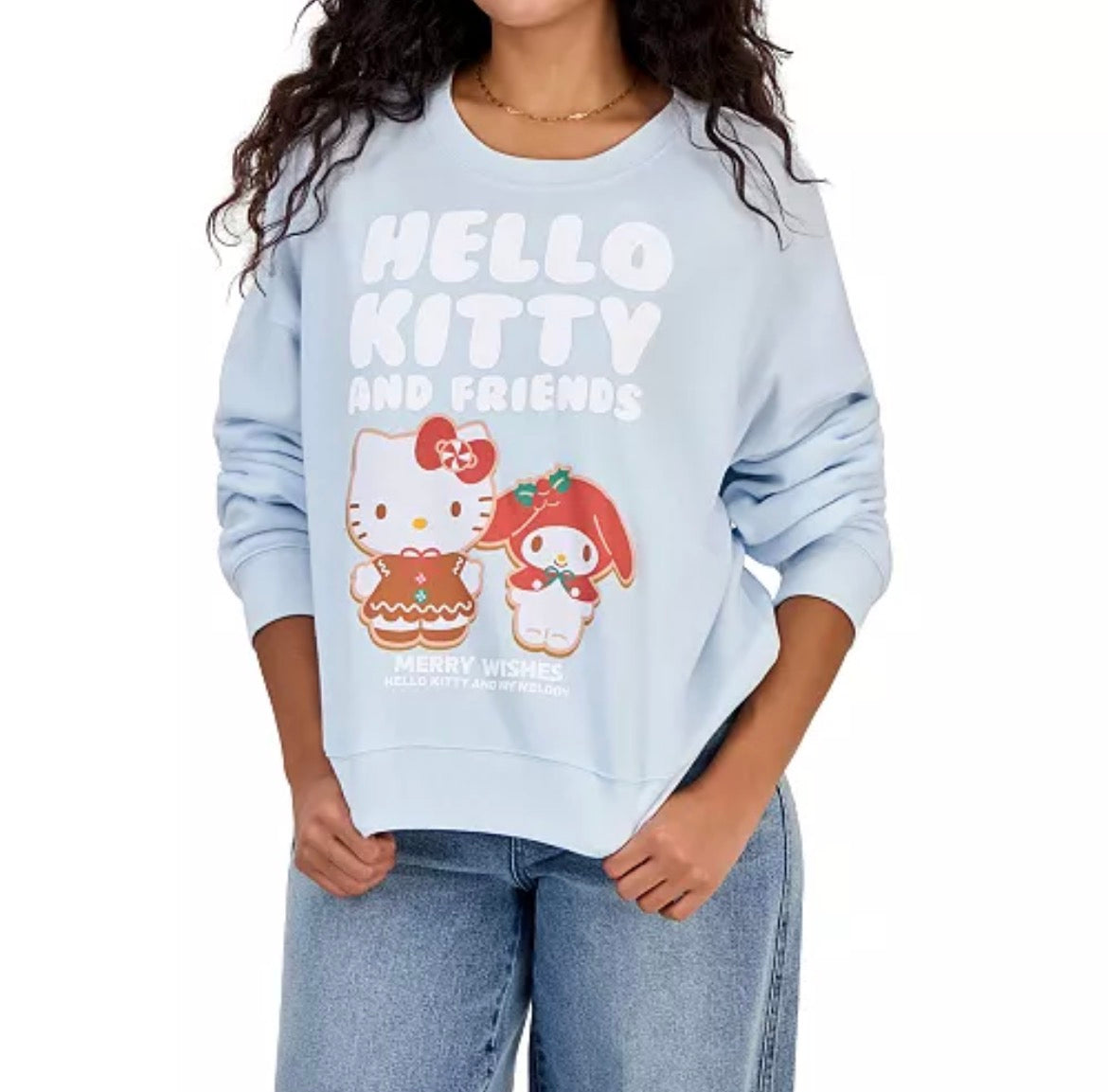 Sudadera Helo Kitty & Kuromi Galletita de Jengibre ***Preorden***